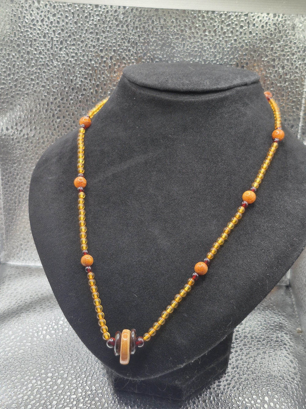 Beautiful Genuine Baltic Amber Beaded Necklace